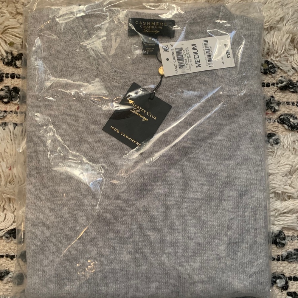 Grey Cashmere Sweater
